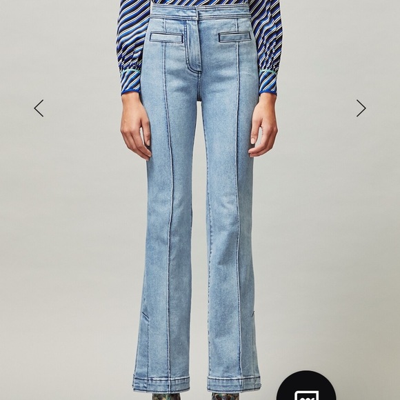 Tory Burch Straight-Leg Jean 31 - Picture 1 of 7